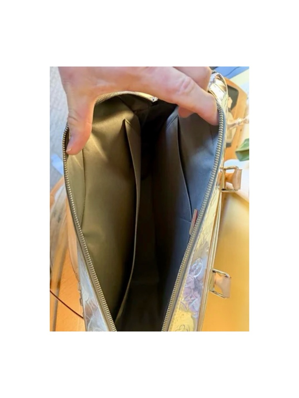 ON HOLD Ultra-Rare Silver Mirror LV Briefcase Crossbody Bag | Limited Edition - Picture 4 of 5